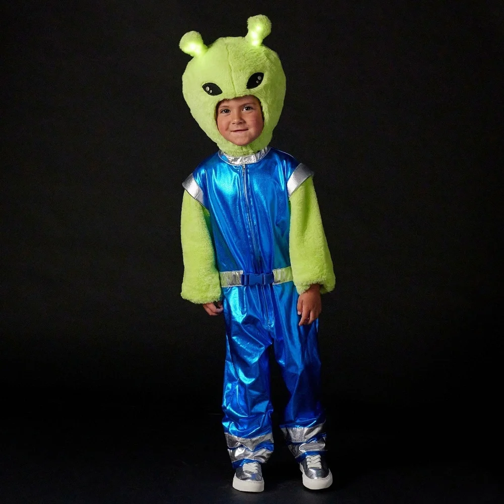 Green Alien Astronaut Light-Up Costume - PBK